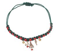 CIYODO Collar Navideño para Gatos de Estilo Japonés con Lazo Encantador Y Cascabel Que Se Puede Separar para Mayor Seguridad