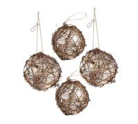 CIYODO Comederos para Pájaros con Forma De Nido De Colibrí para Exteriores Decoración Creativa para Jardín Accesorio Multiusos para Casa De Pájaros
