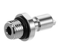 CIYODO Conector Rápido para Tanque de Aire de Buceo Qd 8/3-24 Adaptador de Alta Presión de Metal Plata Compatible Infladores Eléctricos y Bombas de Aire Uso Profesional Subacuático