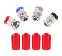 CIYODO Conectores de Alimentación de Filamento para Impresora 3d, Adaptadores Neumáticos Ptfe Pc4-m6, Accesorios para Secador de Filamento, Paquete de 2 Unidades, Compatible Tubos 4x2.5