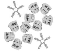 CIYODO Conectores de Gabinete de Aleación de Zinc de 10 Piezas Tornillos de 6mm, Soporte para Estantes Fácil Instalación y Desmontaje para Muebles y Armarios