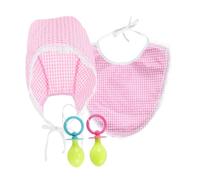 CIYODO Conjunto De Babero De Utilería y Gorro Gigante Para Adulto, Chupete Para Cosplay De Adulto, Talla Única, Material Cómodo, Accesorios Para Fiestas De Disfraces y Eventos Temáticos