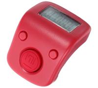 CIYODO Contador Digital Recargable Anillo Mini Contador Electrónico de Dedos y Manos Color Rojo Luz Nocturna Portátil y Preciso para Eventos Escuelas y Control de Asistencia