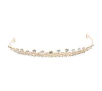 CIYODO Coronas de Reina Doradas para Boda y Cumpleaños, Accesorios Cabello de Boda Aleación y Rhinestone, Diseño Elegante y Cómodo para Mujeres y Novias