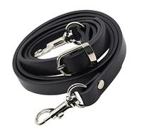 CIYODO Correa para Bolso de Correa de Repuesto para Bolso de Mujer Accesorio Creativo Color Negro Hebilla Plateada para Uso Diario