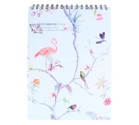 CIYODO Cuaderno de Bocetos 2 Piezas Espiral y Flamencos A4 para Jóvenes | Papel para Pintura y Grafiti, Estilo Creativo y Delicado, Fácil de Llevar y Usar Varios estilos