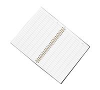 CIYODO Cuaderno de Registro de con Páginas Horizontales Rayadas Libro para Negocios Seguimiento de Gastos y Gestión de Stock Libreta Blanca para Finanzas Personales y Oficina