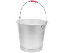 CIYODO Cubo de Aluminio Grueso de 28 Cm y 9 Litros, Contenedor Multiusos para Agua y Leche, Cubo Portátil para Granja, Playa y Cocina, Recipiente Resistente y Fácil de Limpiar