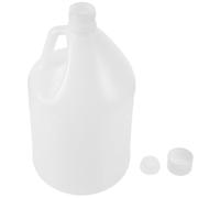 CIYODO Cubo de Plástico con Asa de 4 litros, Jarra con Tapa Hermética, Resistente a Aceites y Productos Químicos, Botella Portátil para Líquidos en Camping y Reutilizable