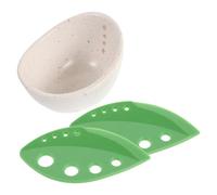 CIYODO Cuenco De Cerámica Artesanal Para Pelar Hierbas Medicinales Pelador De Hierbas Herramienta Artesanal Utensilio De Cocina De Cerámica Cuenco