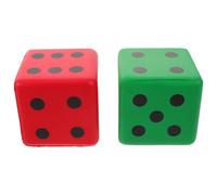 CIYODO Dados de Espuma Jumbo de 3.15 Pulgadas para Educación Especial y Juegos Interiores, Fáciles de Agarrar Reconocimiento Mejorado, Paquete de 2 Piezas