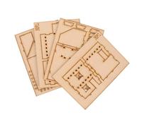 CIYODO de 3D de Madera para Niños Arquitectónico de Oriente Medio Hecho a Mano Kit de Construcción Único DIY 1:72 de