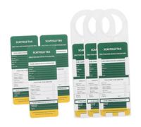 CIYODO de Etiquetas de Inspección de Escalera Resistente la con Soportes para de Kit para Seguridad y Cumplimiento Normativo