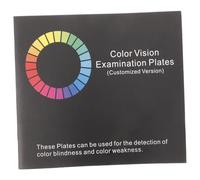 CIYODO de Pruebas para Daltonismo con Cartas de Test de Color Portátil para Detección Temprana de Deficiencias Visuales Conductores Versión Inglés