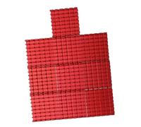 CIYODO Disipador De Calor De Aluminio 25x25x5 Mm 10 Unidades para Gpu y CPU, Enfriador Térmico para Radiador Electrónico, Componente De Refrigeración para Equipos Informáticos, Color Rojo Oxidado