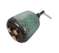 CIYODO Dispenser de Jabón Cerámico para Baño Bote Recargable con Bomba para Gel de Ducha Champú y Acondicionador Antideslizante para Doméstico y Hotelero