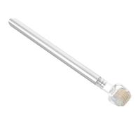 CIYODO Dispositivo de Cuidado de Cejas con Rodillo Inoxidable Masajeador Portátil Manual para Cejas con Mango Resistente y Cabezal Reemplazable