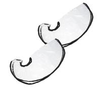 CIYODO Embudo de Plástico para Lavar y Enjuagar el Cabello 2 Piezas Negras Herramienta Doméstica para Peluquería Que Protege la Ropa y Facilita Tratamientos Capilares Casa