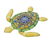 CIYODO Escultura de Tortuga de Hierro para Decoración de Pared, Diseño Náutico Único, Resistente y No Se Deforma, Adecuado para Jardín y Decoración del Hogar