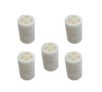 CIYODO Esponja de Lufa Natural 10 CM 5 Piezas para Baño y Ducha Exfoliante Corporal Estropajo Vegetal para Lavar Ollas y Masajes Color Blanco Cuidado Piel y Limpieza Hogar