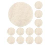 CIYODO Esponjas Faciales de Lufa 100% Natural 7 CM 12 Unidades Suave para Piel Sensible y Maquillaje Esponja Vegetal para Limpieza y Cuidado Corporal en Baño y Viaje