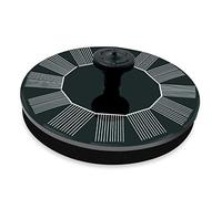 CIYODO Fuente Solar Fuente De Agua Jardín Fuente De Estanque Solar Pequeño Mini Flotante Fuente De Exterior Negro
