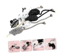 CIYODO Gato Muerde Muñeca De Ratón Juguete Interactivo para Gatos De Simulación Juguete De Broma Suministros para Mascotas para Jugar Casa o Jardín