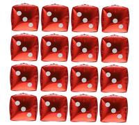 CIYODO Globos Cúbicos De Aluminio Para Decoración De Fiesta Temática De, Color Rojo, Tamaño Mediano, 20 Piezas Para Cumpleaños y Eventos Recreativos