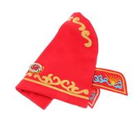 CIYODO Gorro de Cumpleaños Rojo de Algodón para Bebés Unisex Sombrero de para Niñas para Primer Cumpleaños y Sesiones de Fotos Diseño de Princesa Significativo para Fiestas de y
