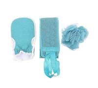 CIYODO Guantes de Baño Flores Incluidas Toalla de Baño Toalla para Tirar Espalda Herramienta para Uso el Cuarto