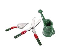 CIYODO Herramientas de Jardinería Miniatura para Casa de Muñecas Accesorios Decorativos de Tijeras de y Regadera Juguetes para Niñas para Mini rol