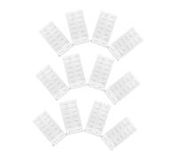 CIYODO Hojas de Etiquetas Adhesivas Evitan Confusiones en Envases de Champú y Gel de Pvc 20 Compactas y Fáciles de Llevar para Botellas Cosméticas Ideales para Viaje y Baño