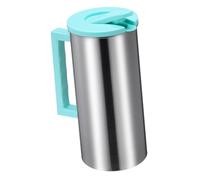 CIYODO Jarra De Agua Fría De Acero Inoxidable 1.8l Apertura Grande y Tapa Fácil para Bebidas Frías y Café En Fiestas y Piscinas