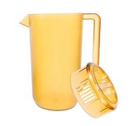 CIYODO Jarra de Agua Fría de Gran Capacidad de Plástico con Tapa y Medidora para y Bebidas Contenedor para Cocina y Fiestas