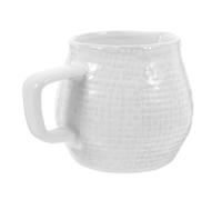 CIYODO Jarra de Cerámica para Leche con Asa Versátil para Servir Crema Salsa y Espumar Leche Diseño Elegante para Café y Té