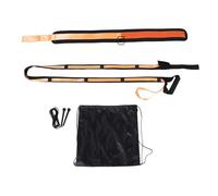 CIYODO Juego de Bandas de Resistencia Deportiva para Entrenamiento de Velocidad y Agilidad, Arnés Ajustable de Sobrecarga en Color Naranja, Equipo Ligero para Sprint y Fútbol, Adecuado