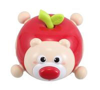 CIYODO Juguete de Morder y Estimulación para Bebés Material Seguro y Masticable Diseño Forma de Manzana Promueve Coordinación Mano- y Desarrollo Cognitivo para Año