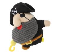 CIYODO Juguete de Peluche para Perros con Juguete Molar para Cachorros y Perros Pequeños Diseño de Pirata Resistente y Seguro para Masticar y