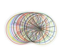 CIYODO Juguete Educativo Matemáticas Círculos de Fracciones 1/16 de 10 CM para Material Didáctico para Aprender Cálculo y Desarrollar Habilidades Numéricas Primaria