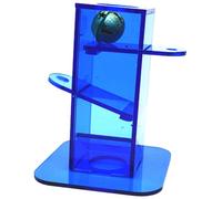 CIYODO Juguete Interactivo para Entrenamiento de Loros en Acrílico Azul, Resistente y Fácil de Usar para Desarrollo de Inteligencia y Búsqueda de Comida