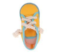 CIYODO Juguete para Perros Pequeños Forma De Zapato con Sonido Cuerda De Algodón Resistente para Masticar Interactivo y Seguro para Limpieza Dental y Ejercicio Diario