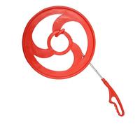 CIYODO Juguete Rodante Circular de Plástico 30 Cm Rojo, Aro Educativo para Desarrollo Cognitivo y Motriz, Juguete Divertido para Actividades al Aire Libre y Aprendizaje Temprano
