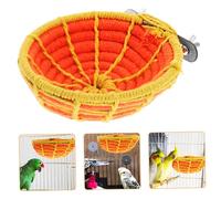 CIYODO Juguetes De Nido De Pájaro Mano Cuerda De Algodón Casa De Cría para Loros para Jaulas De Pájaros y Nidos De Canarios