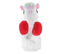 CIYODO Juguetes De Unicornio De Boxeo Marioneta De Mano Títere De Animales De Peluche Suave Títeres De Mano Animal Títere De Manos De Animales De Peluche Marioneta Interactiva Felpa