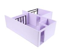 CIYODO Kit de Construcción de Maquetas de Casas a Escala 1/25 Materiales de PVC y Acrílico para Visualización Estructural y Aprendizaje Práctico en Familia