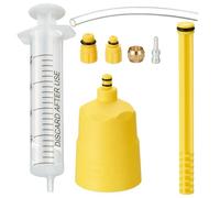 CIYODO Kit de Purga de Frenos para Bicicleta de Disco Hidráulico, Plástico | Mantenimiento de Bicicleta, Purga de Líquido Mineral, para Carretera y Montaña, Mejora Suavidad, Uso Fácil Estilo Aleatorio