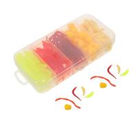 CIYODO Kit de Señuelos Blandos para Pesca de Lubina y Trucha 160 Piezas de Gusanos y Cebos de Silicona Realistas Surtido de Cebos Artificiales para Agua Dulce y Salada Versátil para