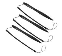 CIYODO Lápices Ópticos Resistivos para Pantalla Táctil 3 Unidades con Cordón Antipérdida para Móviles y Tabletas Escritura Precisa sin Rayones Negros para Usuarios Industriales y Creativos