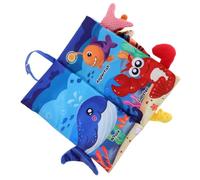 CIYODO Libro De Tela Suave y Portátil Para Bebés Juguete De Desarrollo Diseño De Dibujos Animados Hogar y Baño