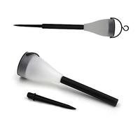 CIYODO Luces LED Solares para Jardín Exteriores, Luces de Panel Solar Negro para Césped, Patio y Terraza, 3 Modos de Iluminación, Recarga Automática por Energía Solar, Luz Ambiental